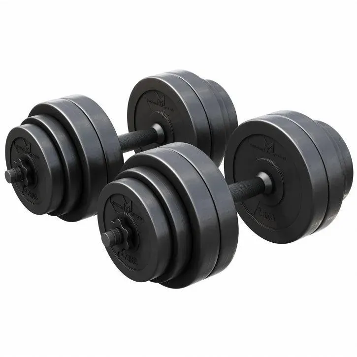 Gyronetics E-Series kit haltères 30 kg 25 mm plastique