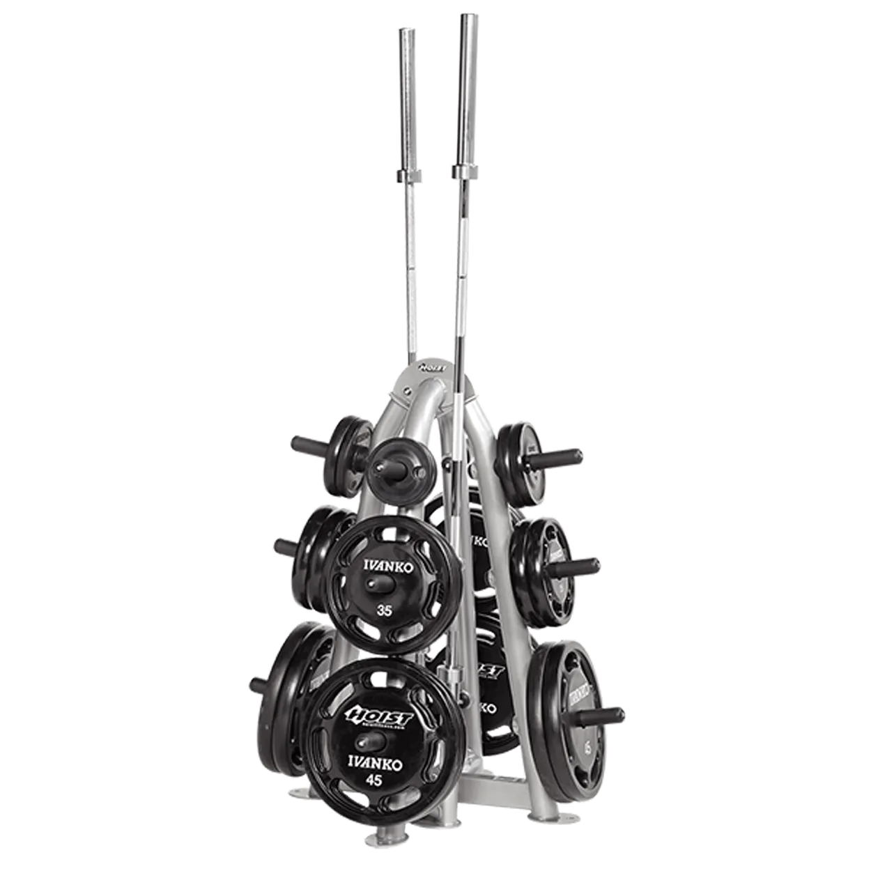 Hoist Fitness CF-3444 râtelier disques olympiques noir mat