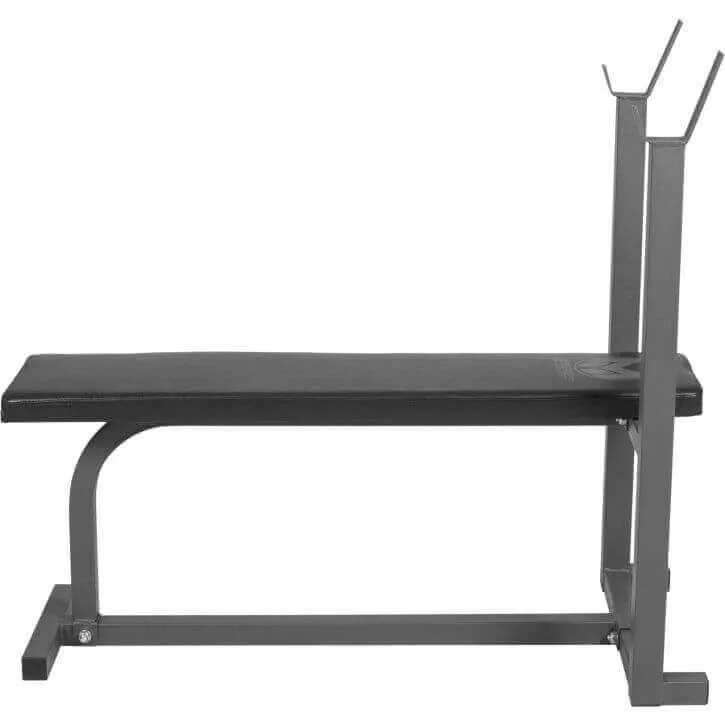 Gyronetics E-Series banc musculation plat avec rack 100 kg