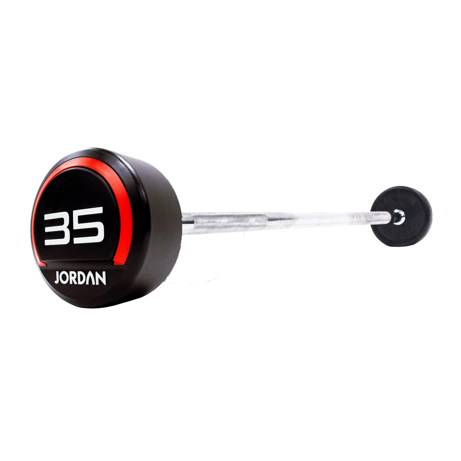 Jordan Fixed Straight Urethane haltère barre 20 kg rouge