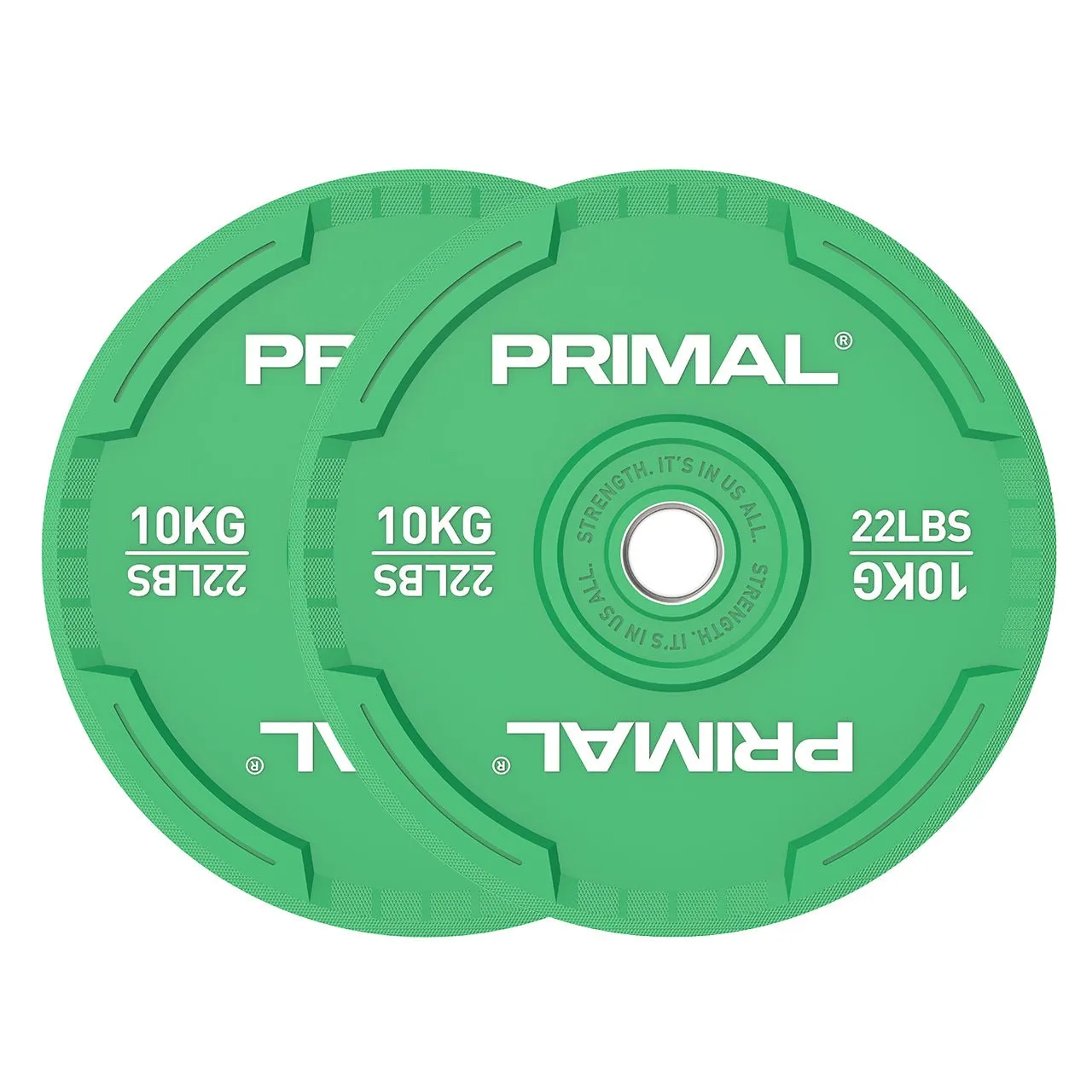 Primal Performance bumper paire disques couleur poignées