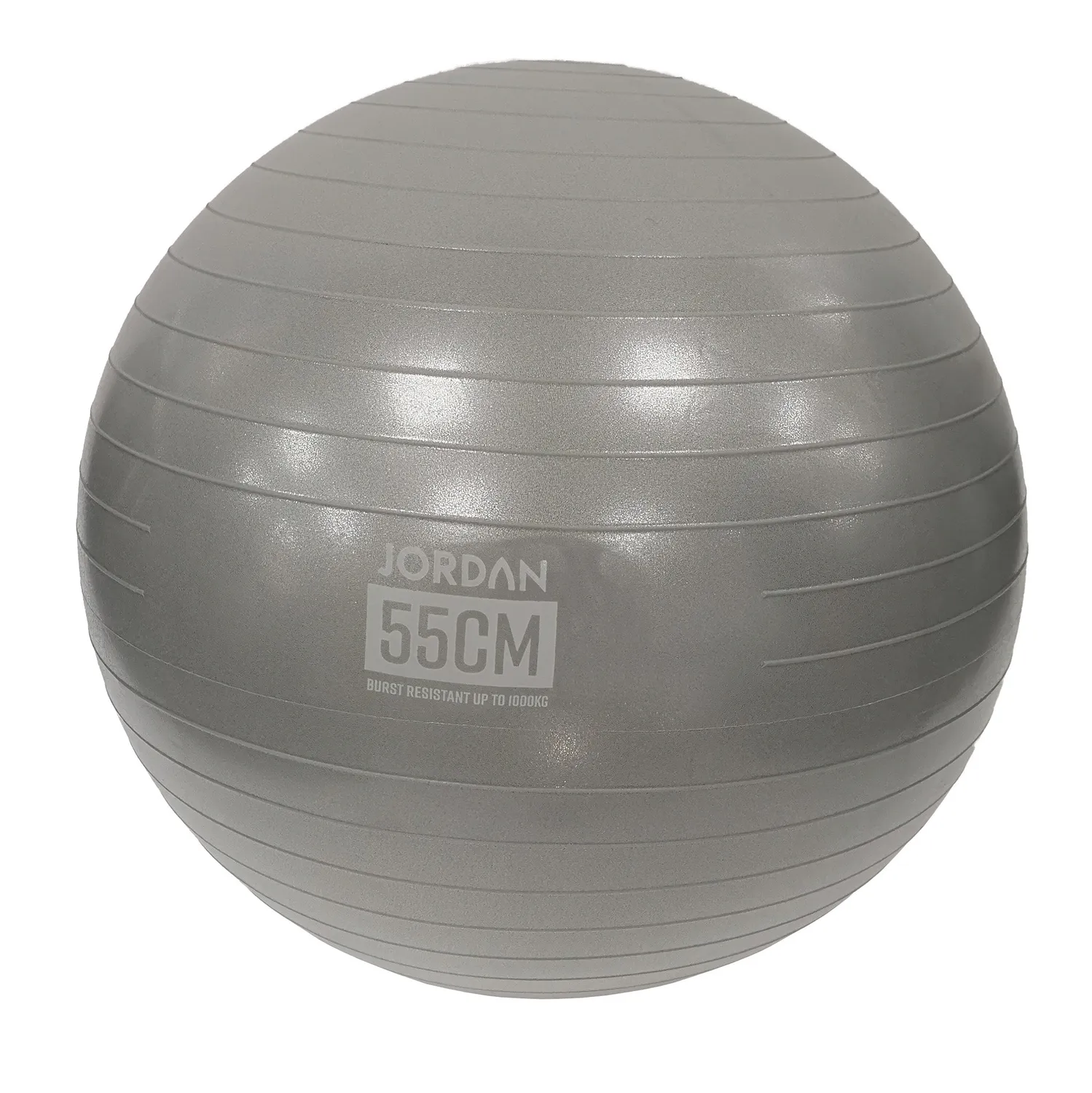 Jordan Gym Balls ballon gym 55 cm argenté + pompe