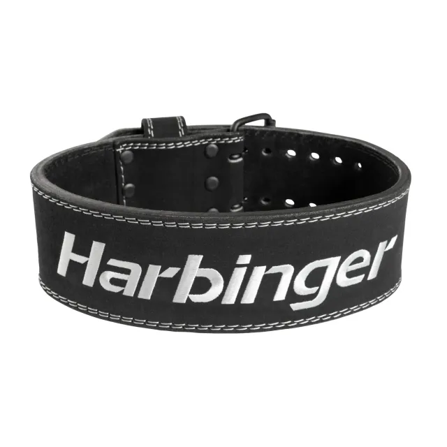 Harbinger Powerlifting Belt ceinture cuir 10 mm noire rigide