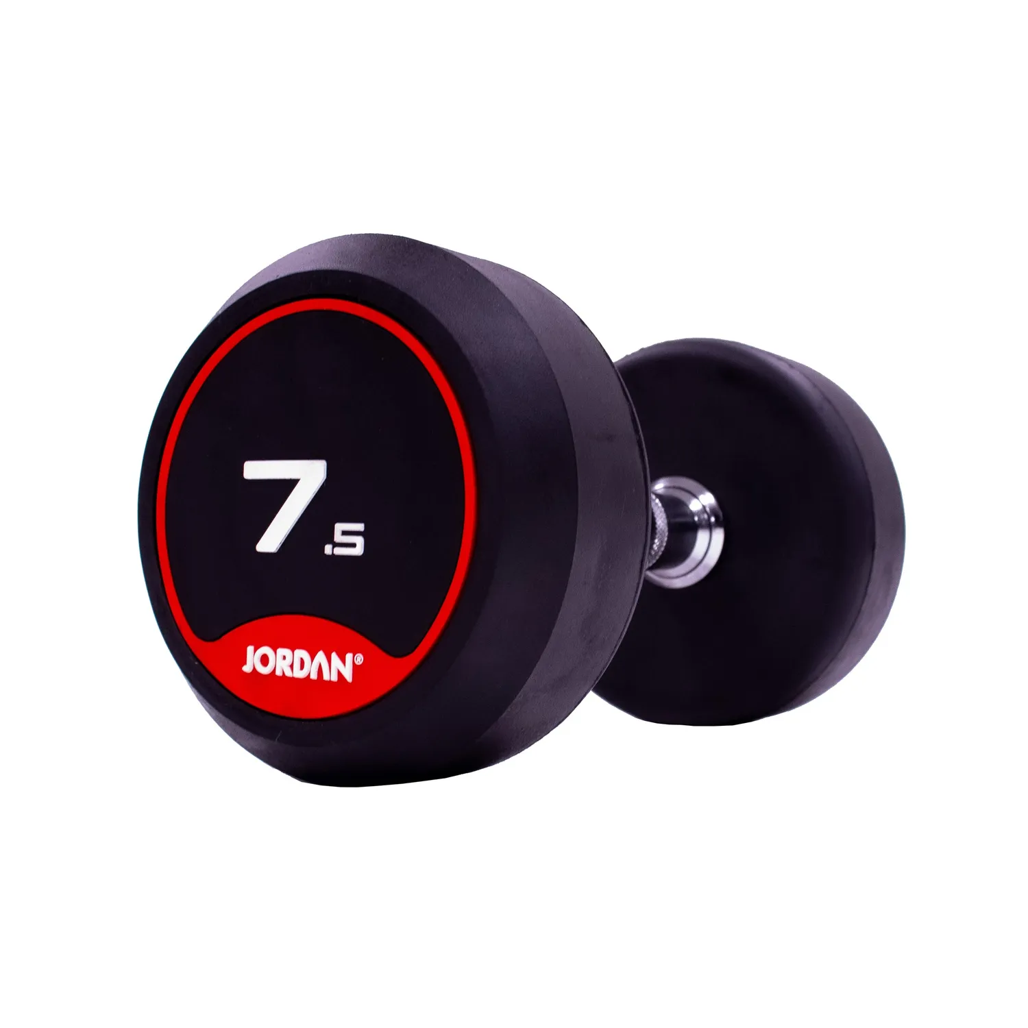 Jordan Fitness haltère caoutchouc rouge paire 10 kg
