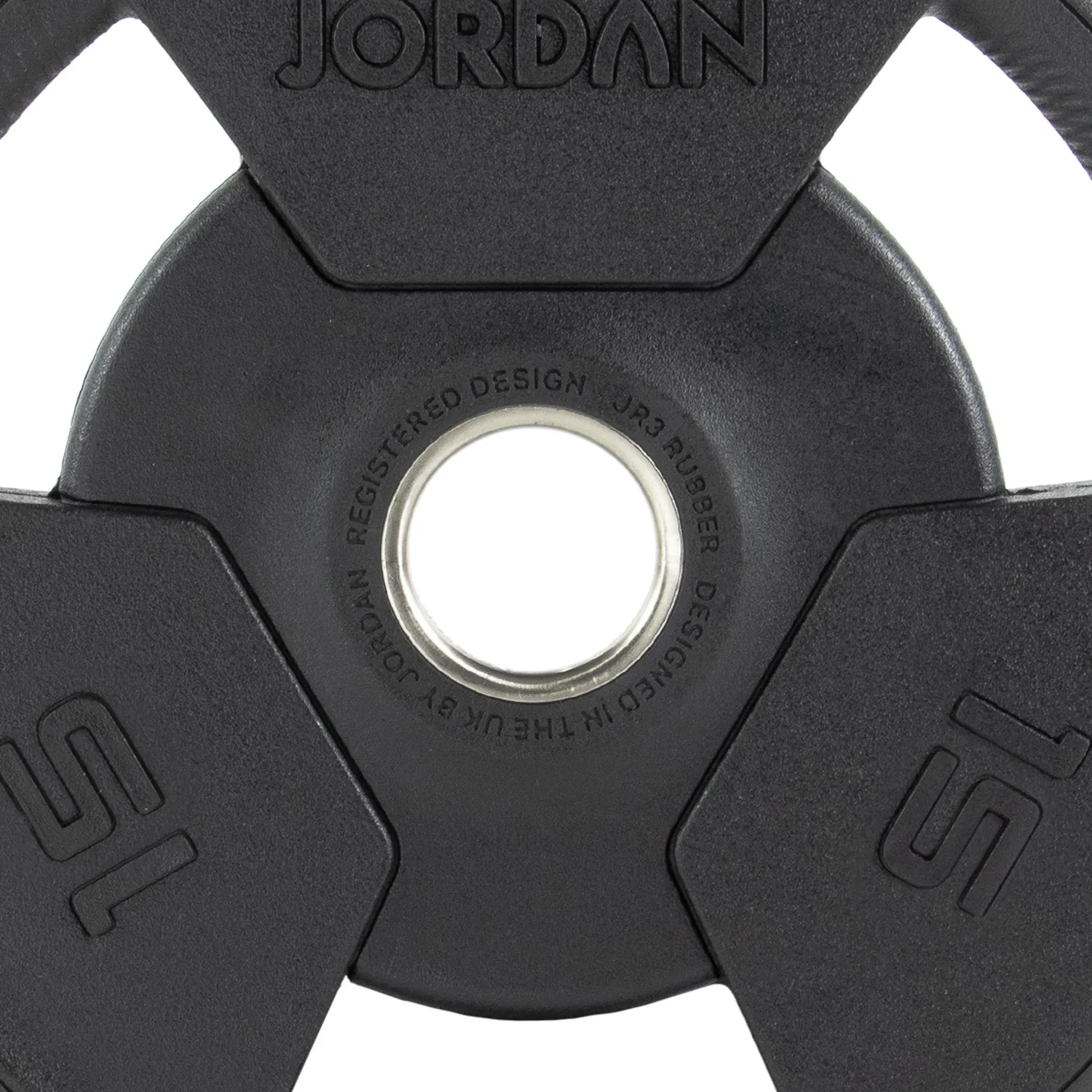 Jordan Tri-Grip Disque Olympique 25 kg Caoutchouc