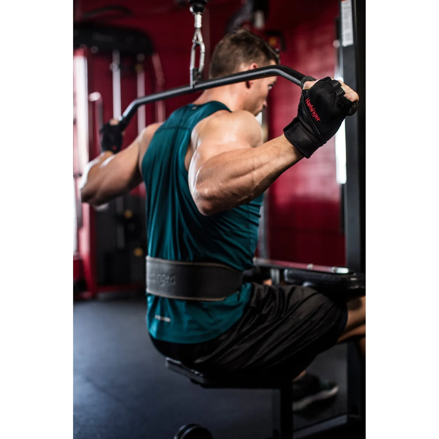 Harbinger 4" Ceinture cuir musculation noir XL rembourrée