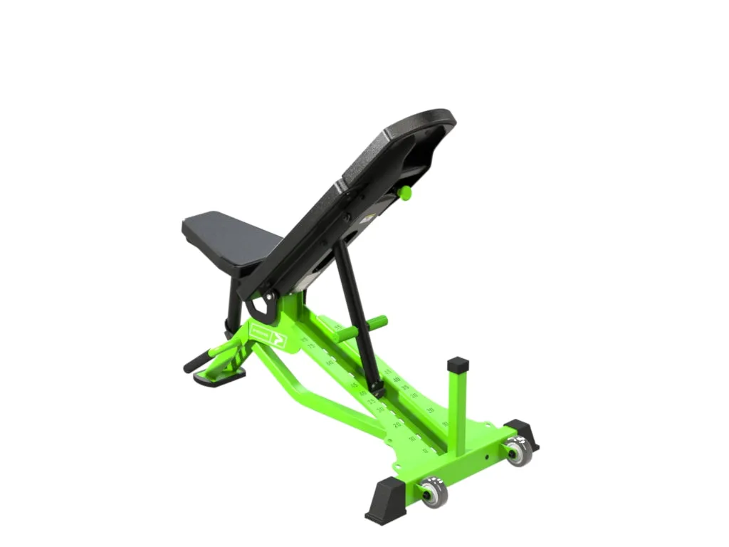 Prime Fitness Shorty banc réglable décliné plat incliné