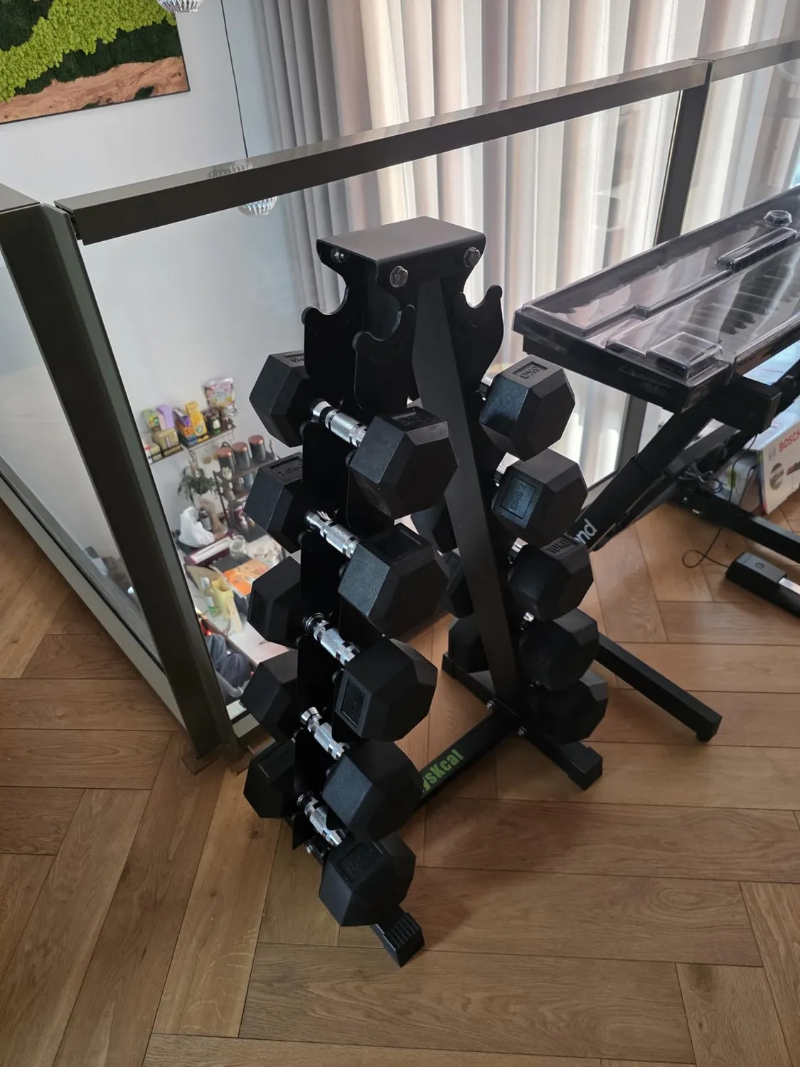 PhysKcal Support Haltères Acier 5 Niveaux 350 kg