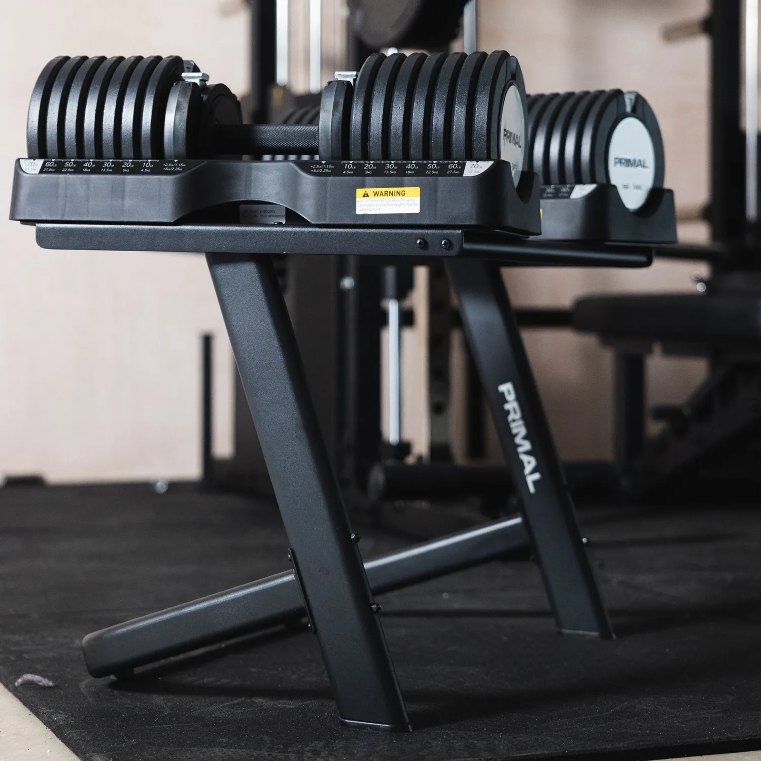 Primal Strength Personal haltère réglable 34 kg paire support