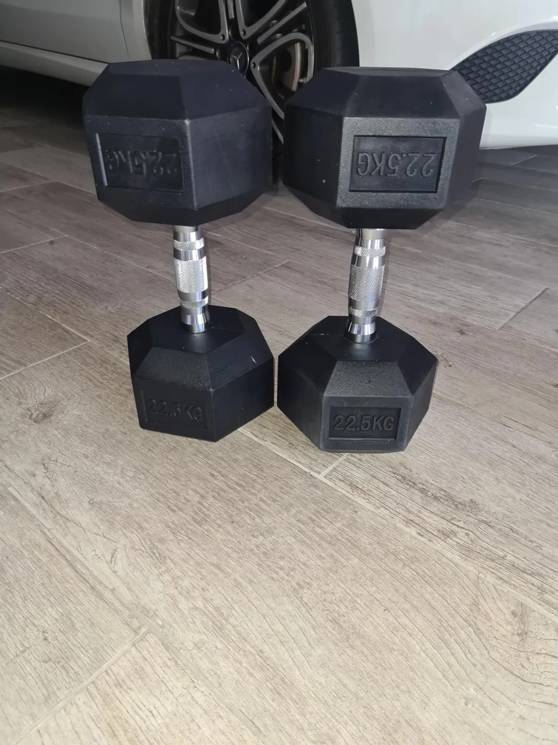 PhysKcal haltère hexagonal 12,5 kg unité inodore sol protégé