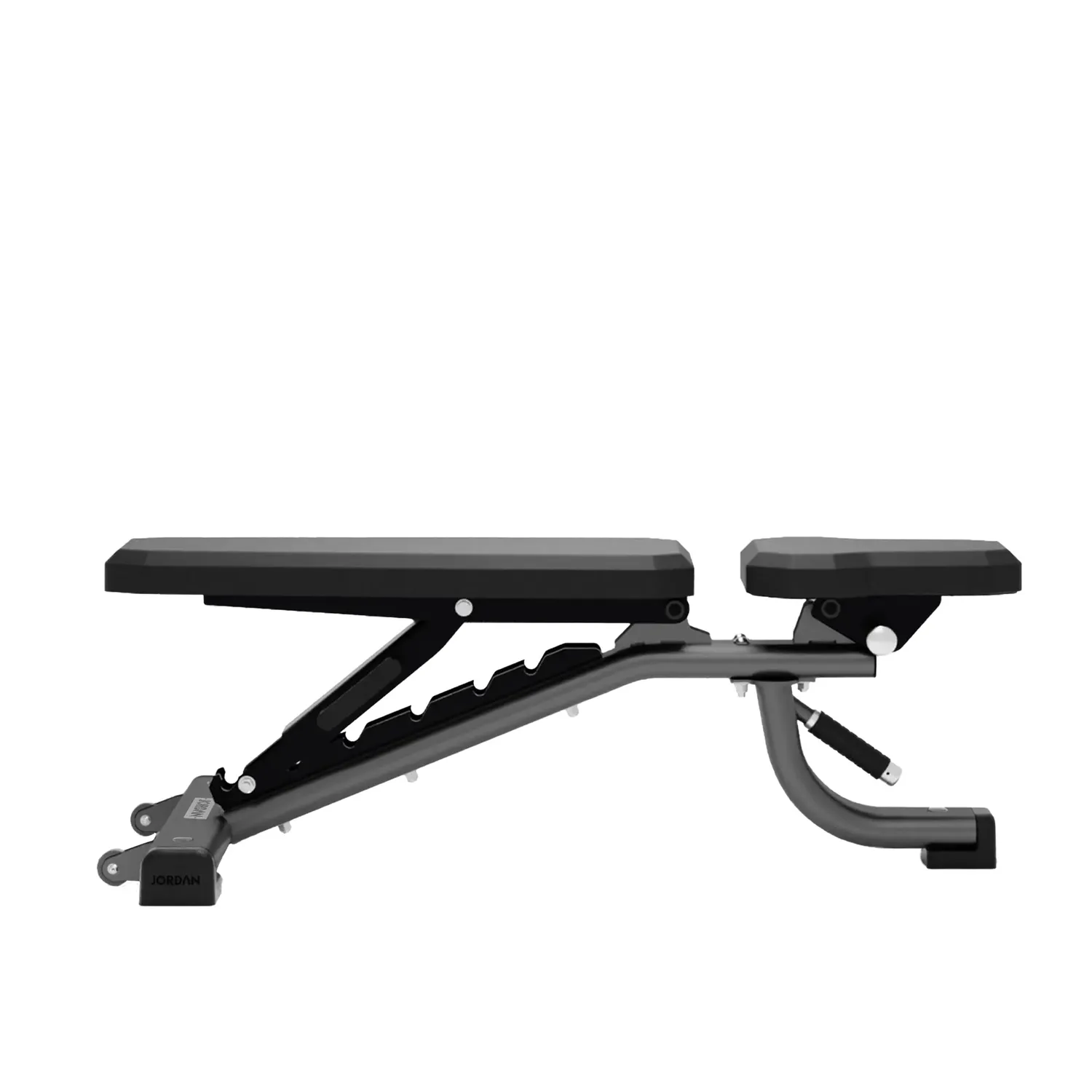 Jordan Adjustable Weight Bench banc musculation gris ex-démo acier