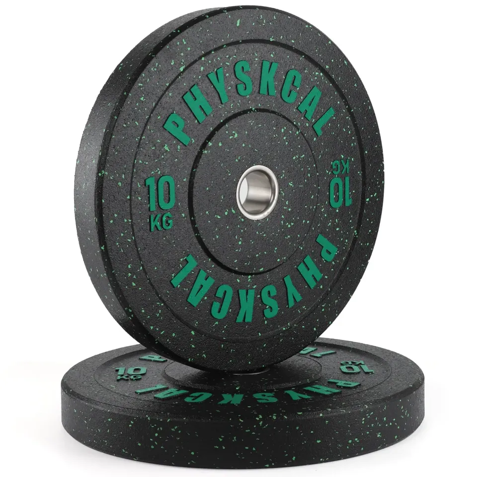 PhysKcal Hi-Temp 2 x 10 kg disques olympiques caoutchouc