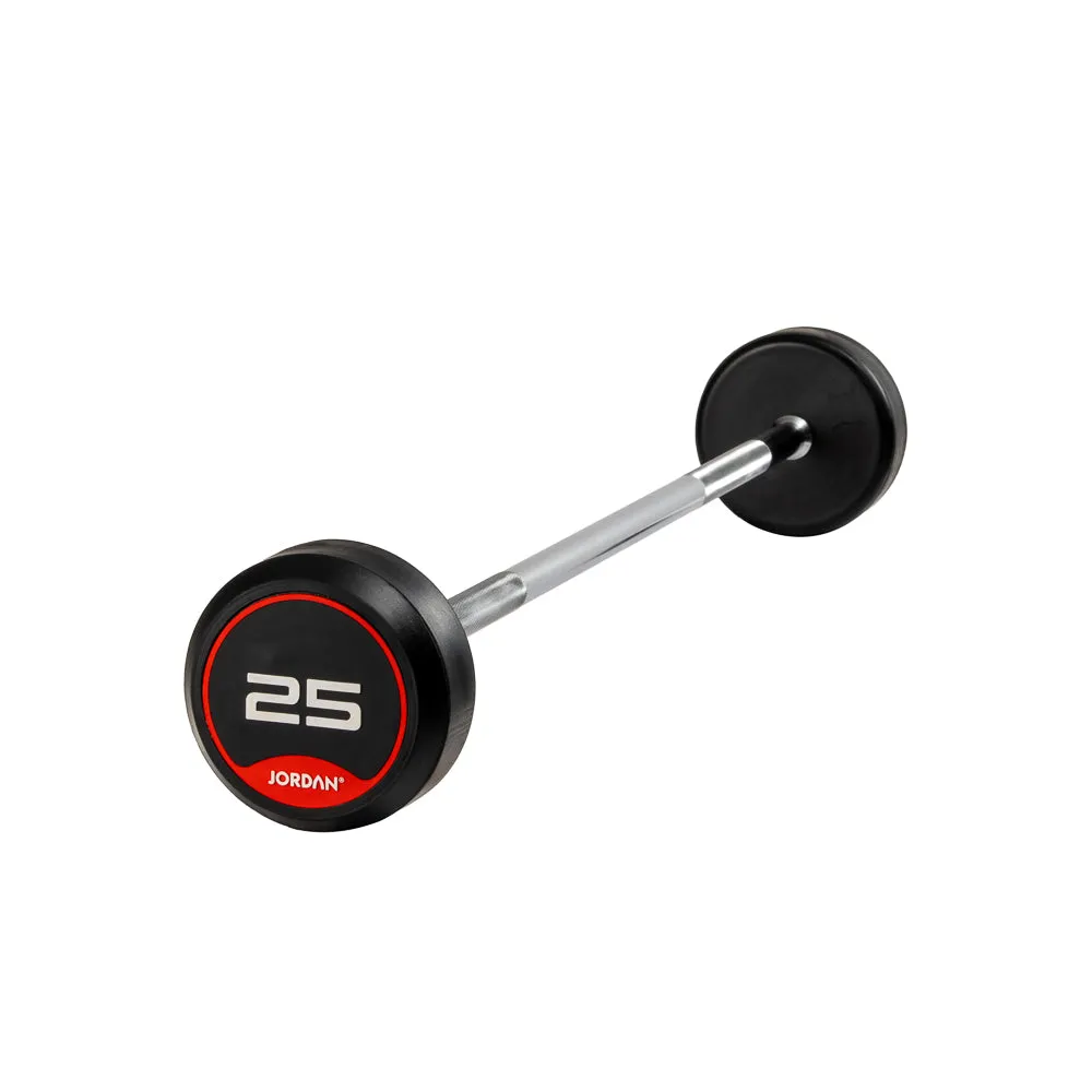 Jordan Fitness Fixed barre fixe droite caoutchouc 20 kg