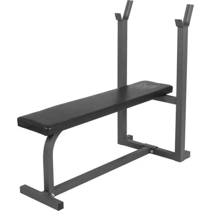 Gyronetics E-Series banc musculation plat avec rack 100 kg