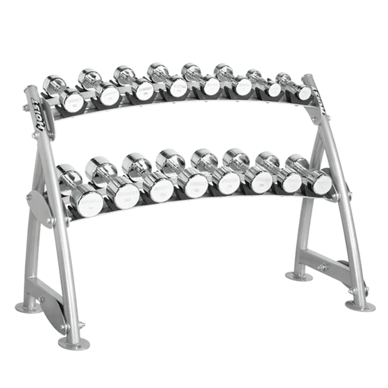 Hoist Fitness CF-3462-2 rack haltères 2 niveaux noir