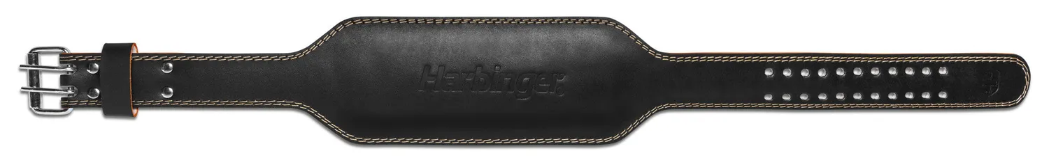 Harbinger 6 pouces ceinture musculation cuir noire rembourrée 2.0