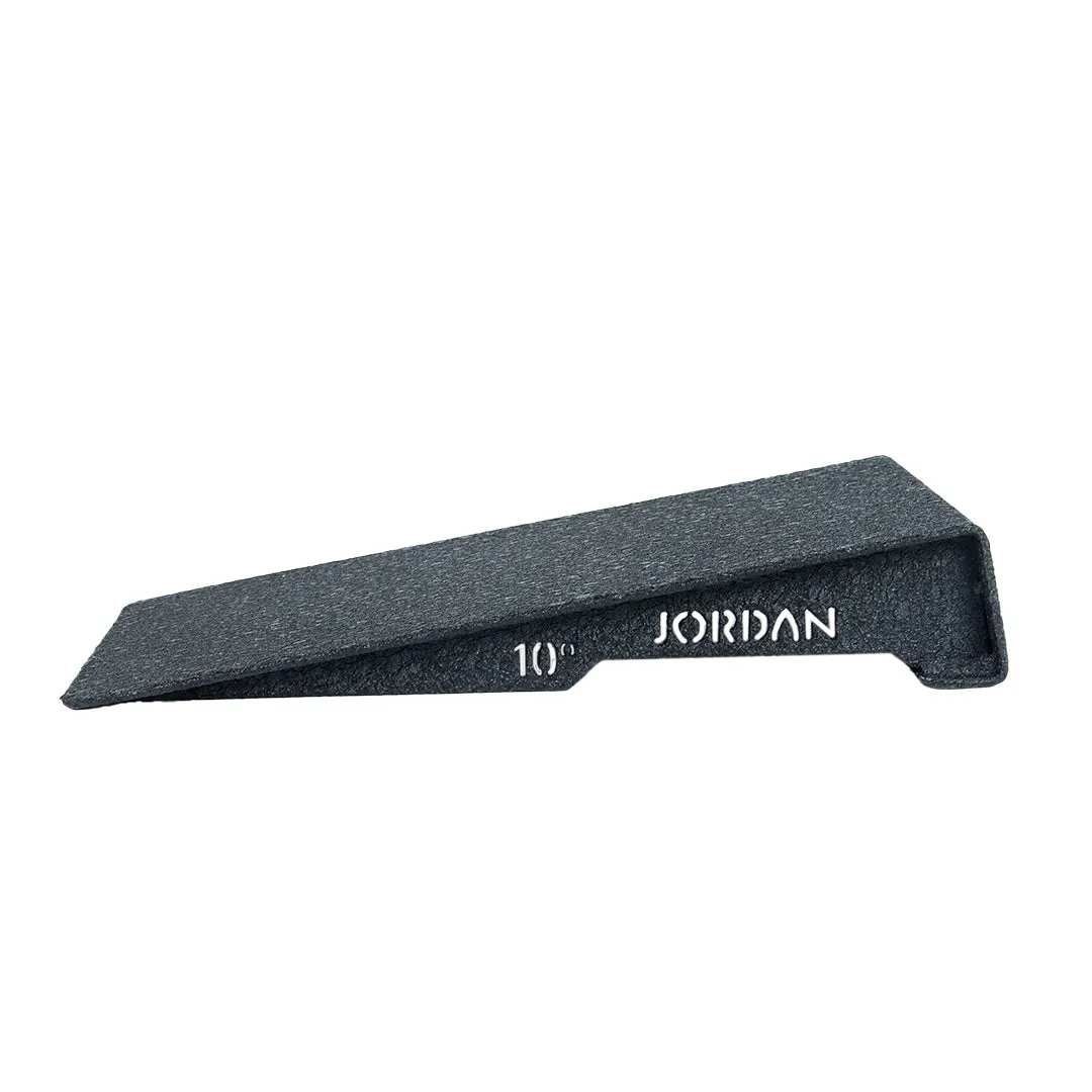 Jordan Fitness Squat Ramps Paire 10 Degrés Acier Talons Surélevés