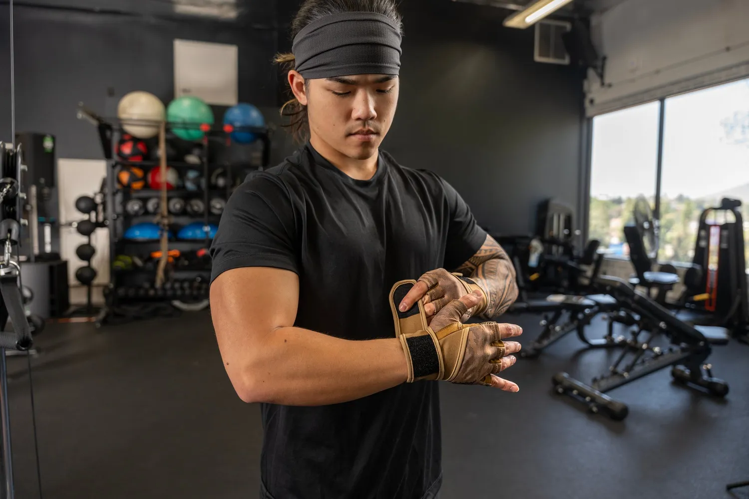 Harbinger Pro Wristwrap 3.0 gants musculation homme cuir