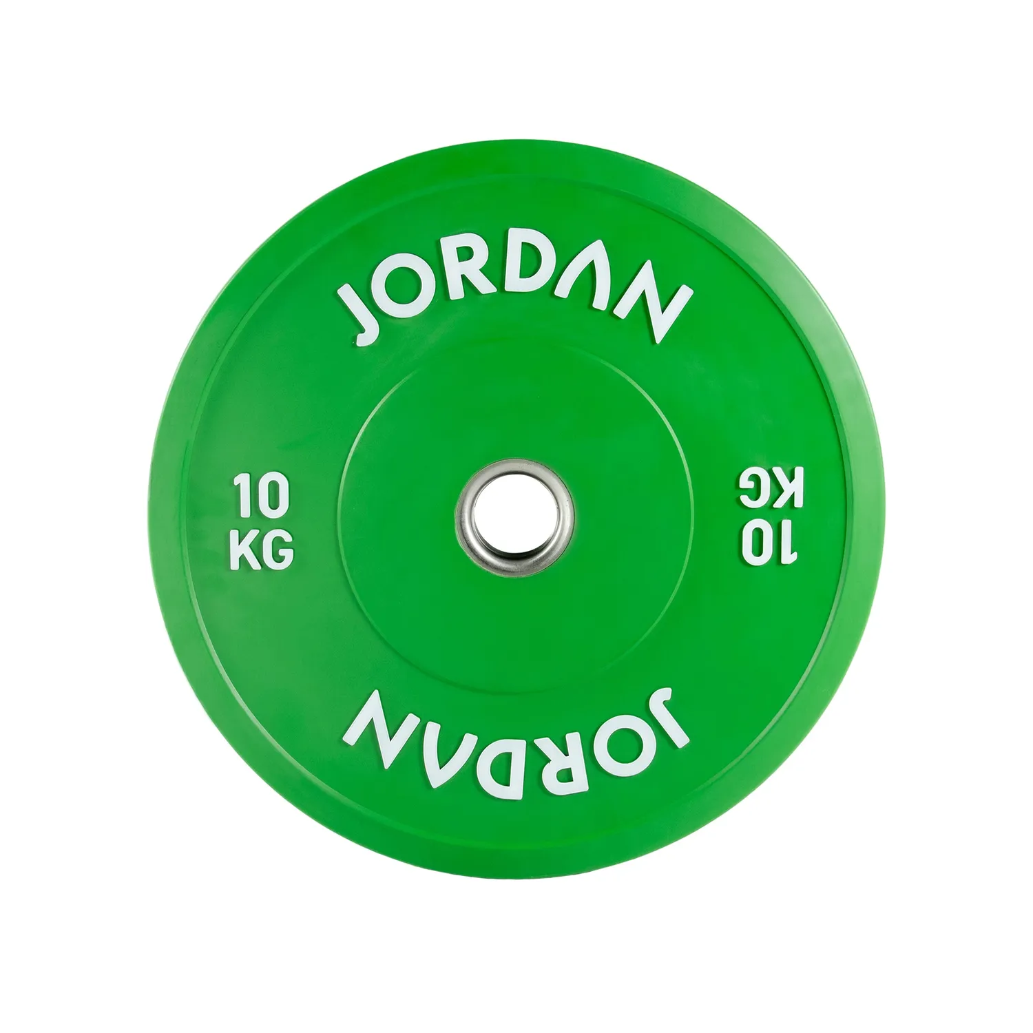 Jordan Coloured Rubber Bumper disque olympique 10 kg vert