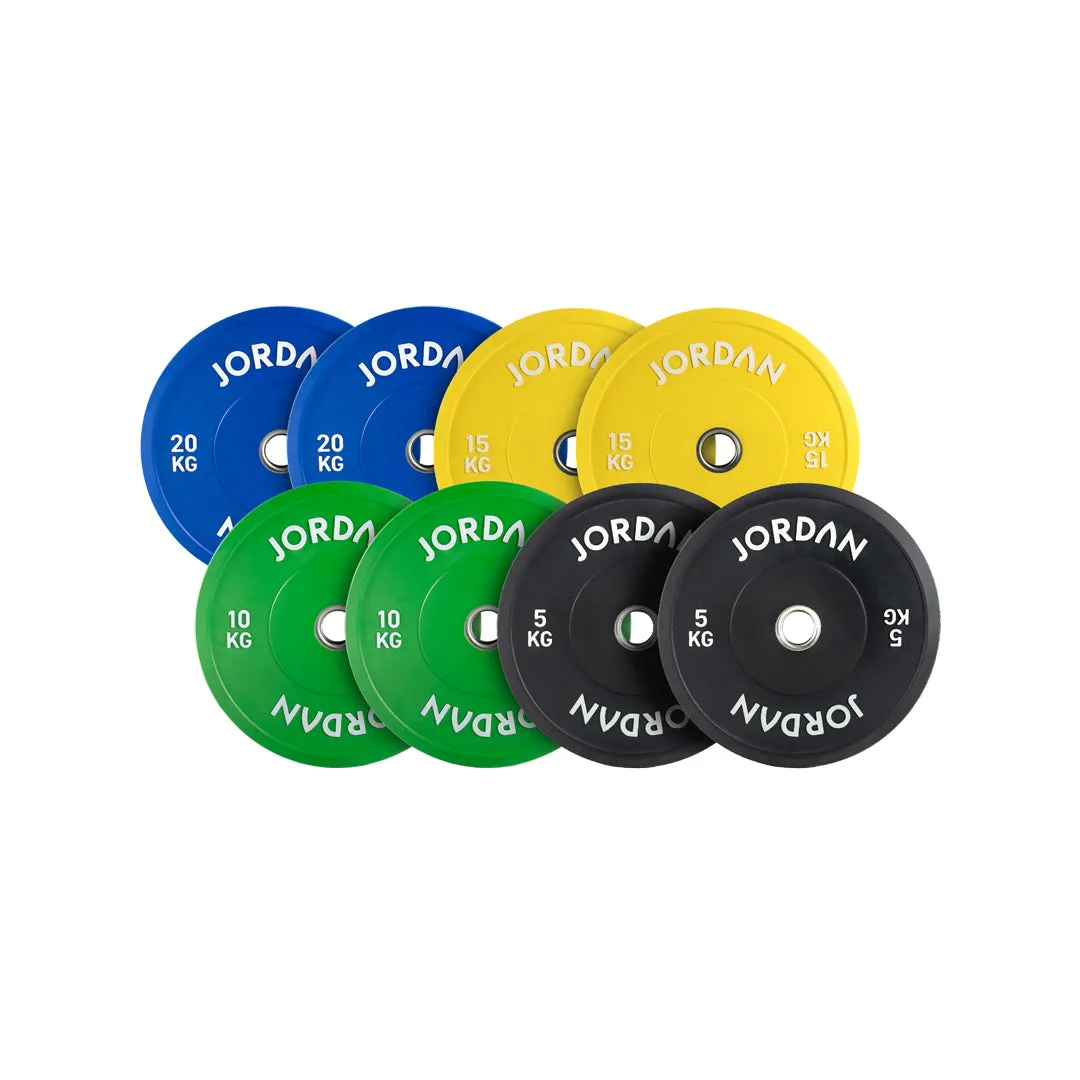 Jordan Coloured Rubber Bumper disque olympique 10 kg vert