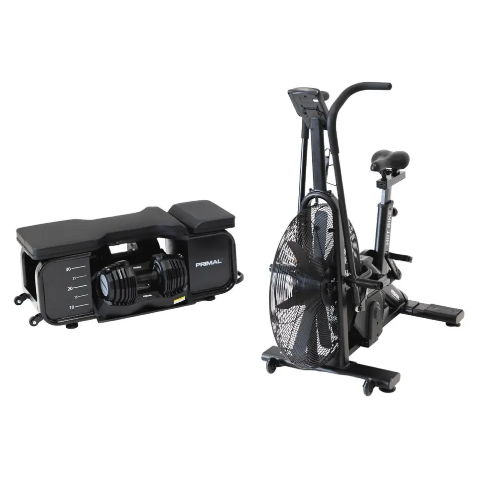 Primal Personal pack home gym compact vélo + banc HIIT
