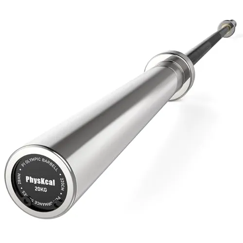 PhysKcal Barre olympique 20 kg 220 cm moletage IWF