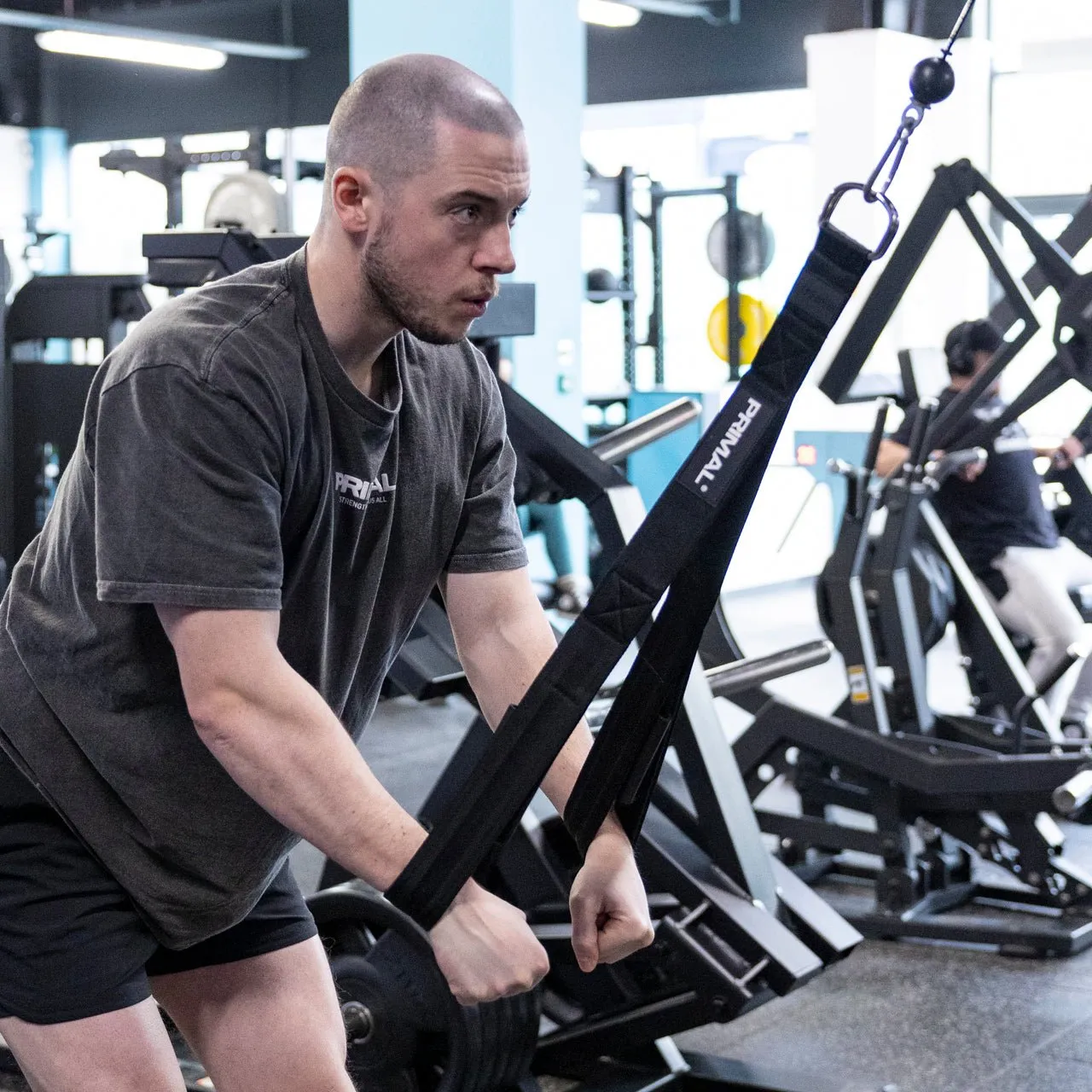 Primal sangle multi-prise tirage musculation noire