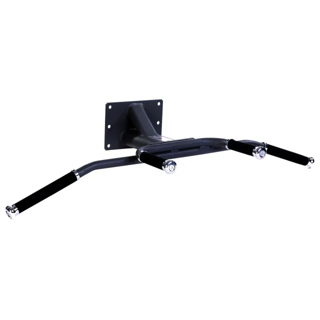 Jordan Fitness Barre de Traction Murale Noire 120 cm acier