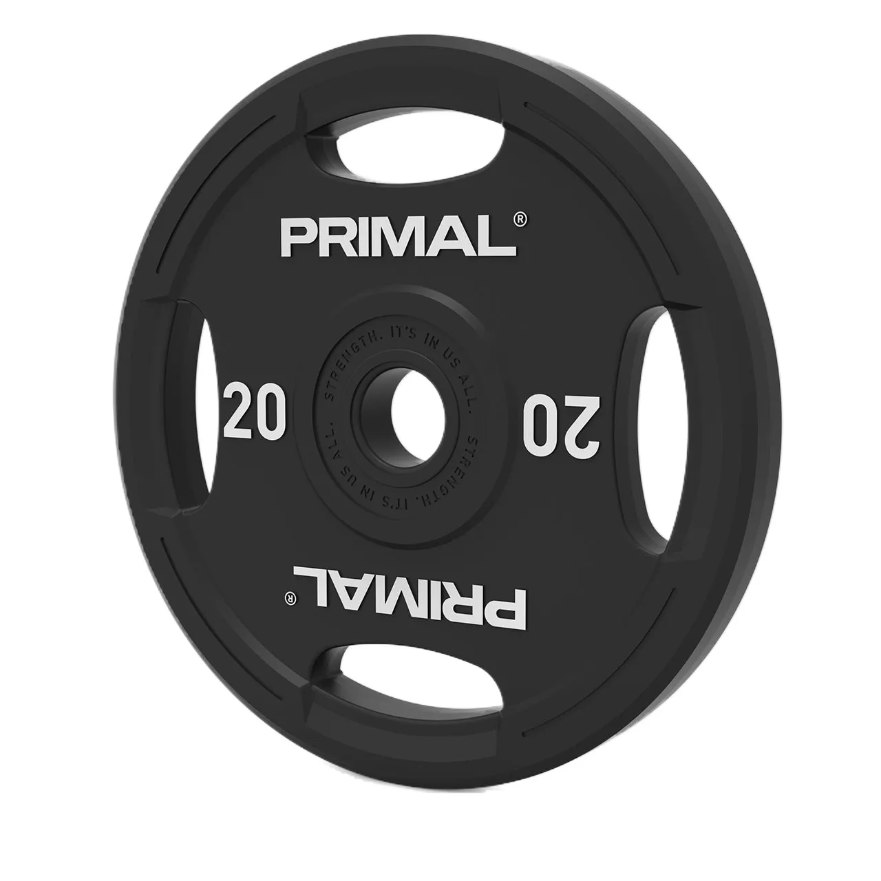 Primal Performance disque olympique caoutchouc 1,25 kg quad-grip