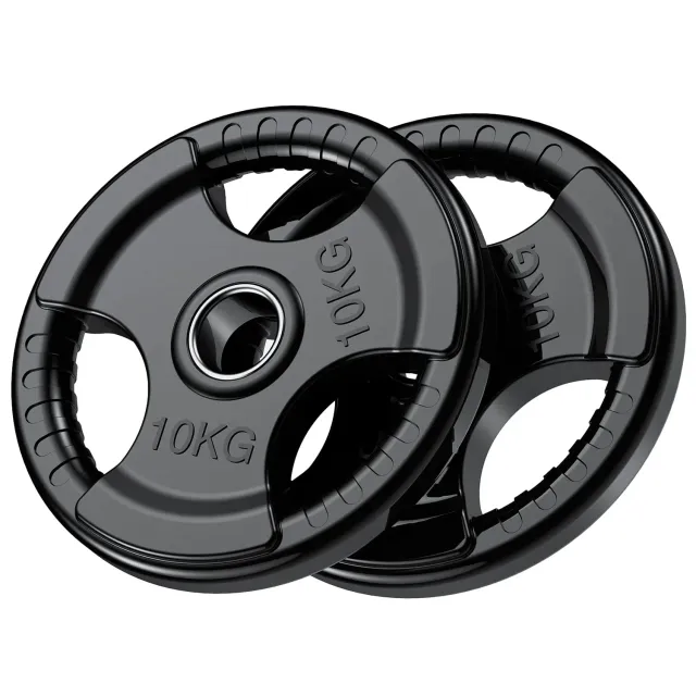 PhysKcal Disque Olympique 50 mm 10 kg Caoutchouc