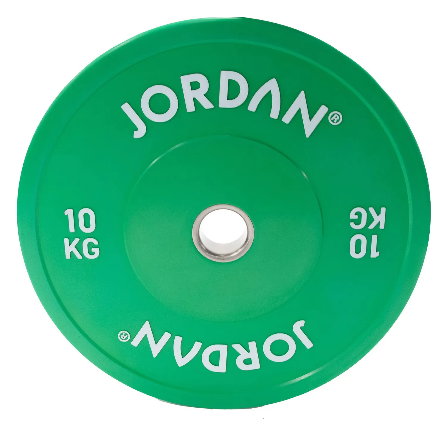 Jordan Fitness HG disque bumper caoutchouc 10 kg vert