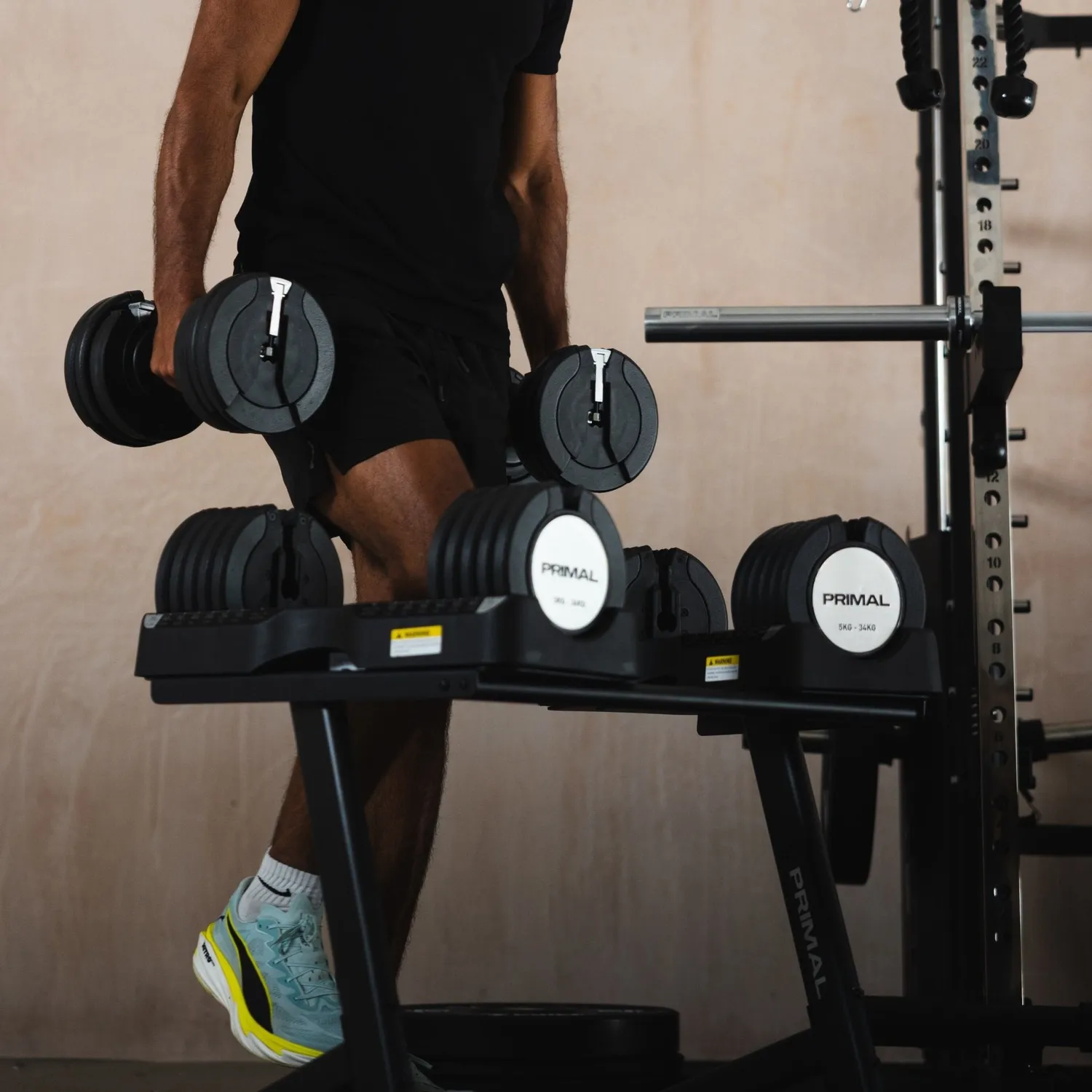 Primal Personal Series pack haltères réglables 34 kg + banc
