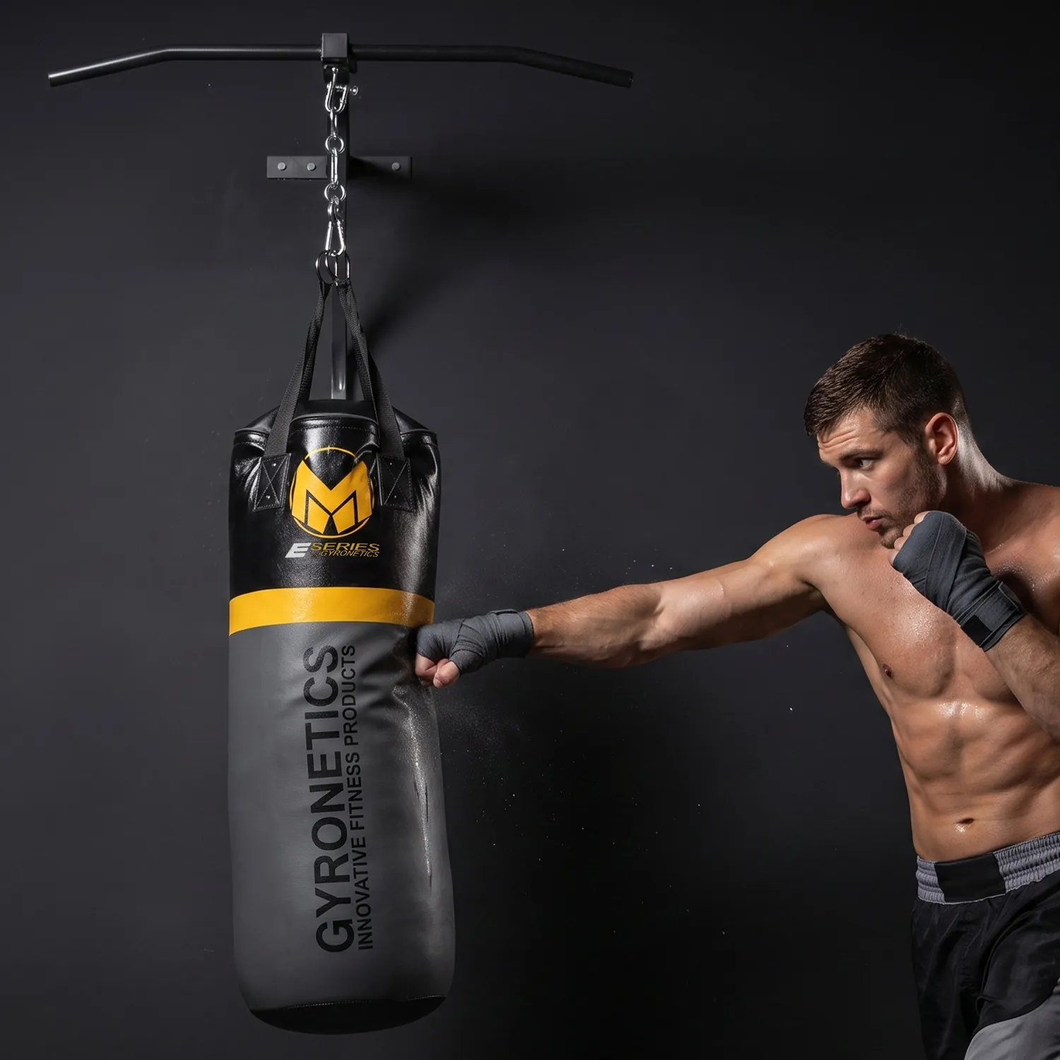 Gyronetics E-Series sac de frappe 80 cm traction murale