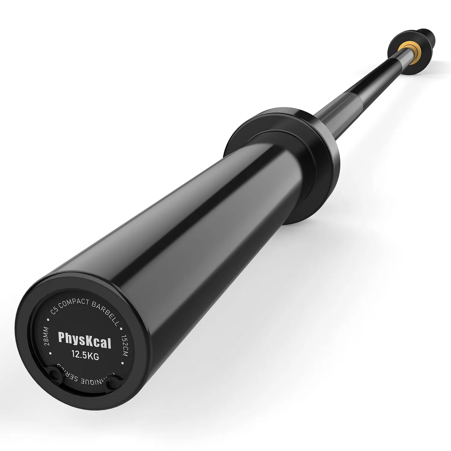 PhysKcal Barre EZ Curl 120 cm Noire 50 mm 367 kg