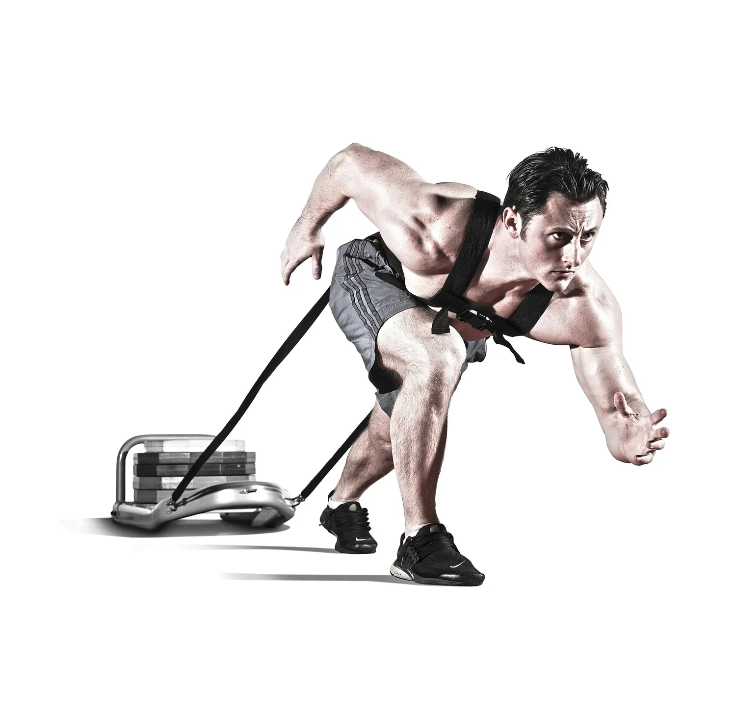 Jordan Fitness Performance traîneau musculation gris 140 kg