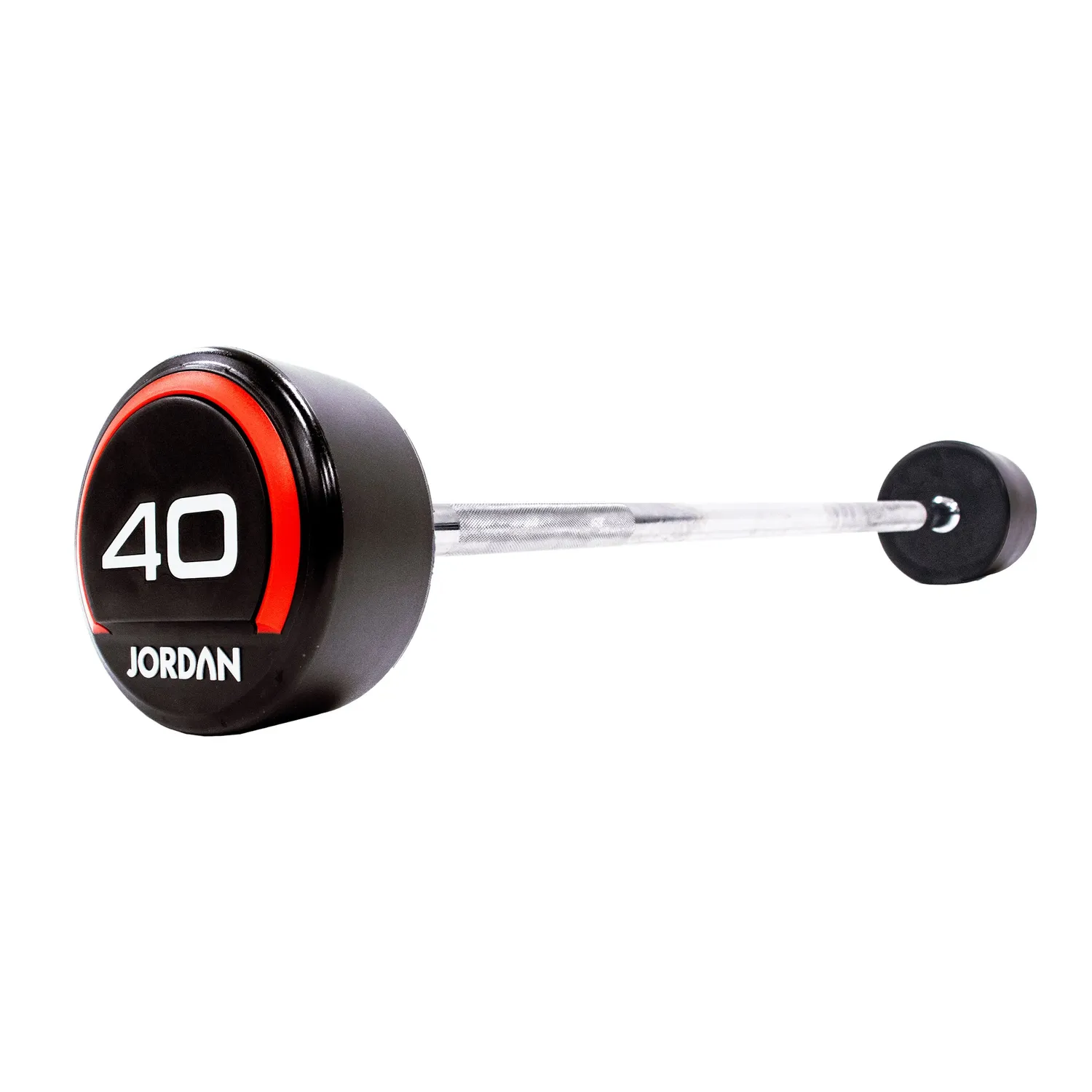Jordan Fixed Straight Urethane haltère barre 20 kg rouge