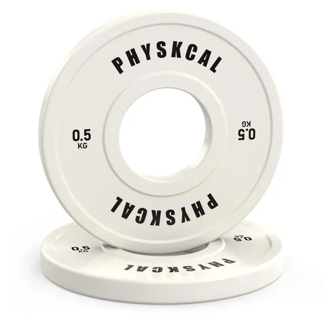 PhysKcal Bumper Disques Olympique 50 mm 2x0,5 kg Couleur