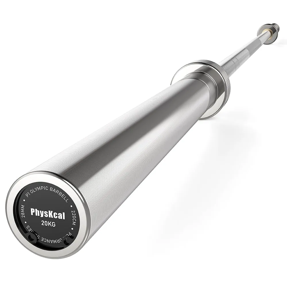 PhysKcal barre olympique 20 kg 220 cm noire 50 mm