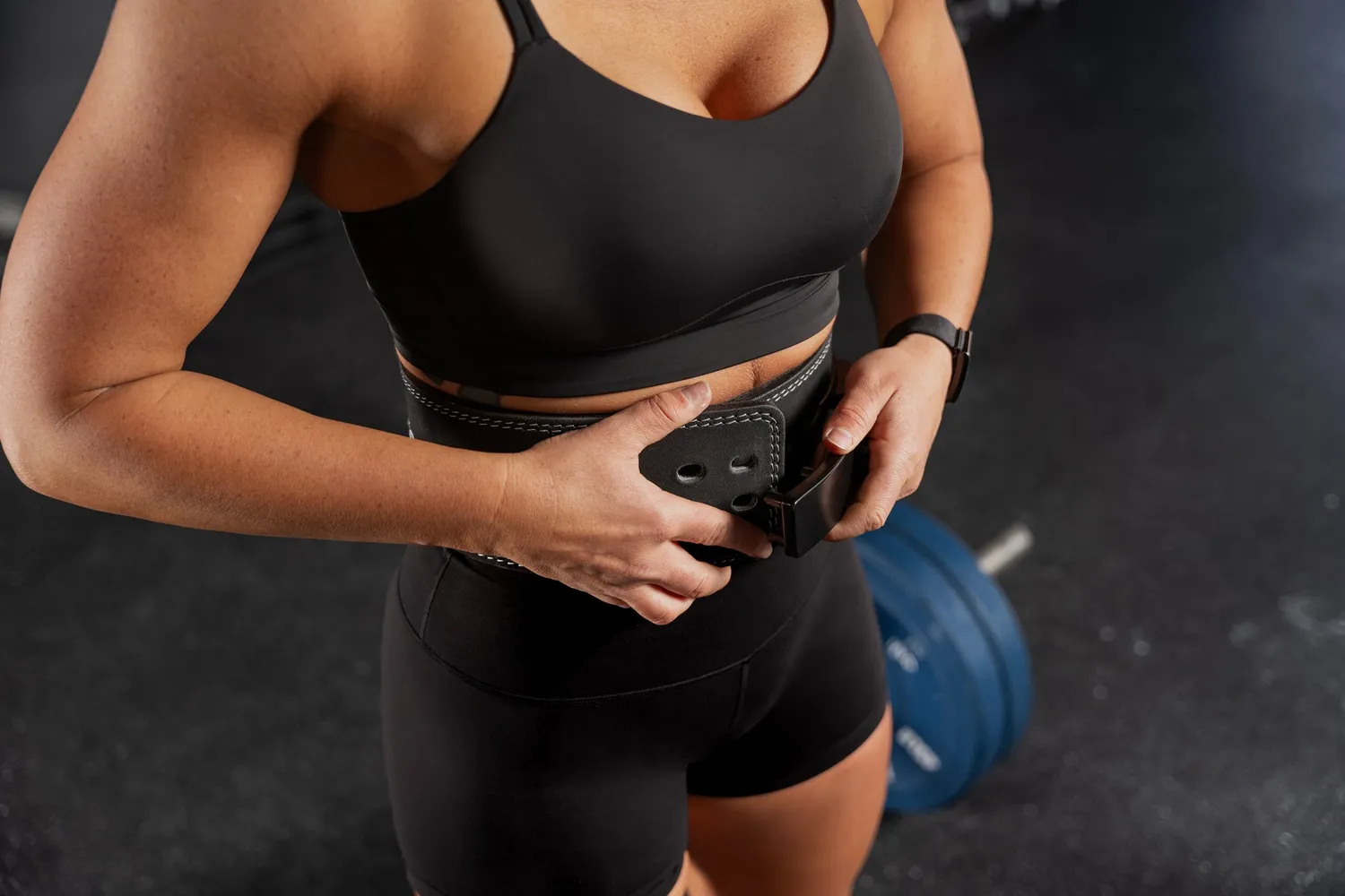 Harbinger Lever Ceinture powerlifting cuir noir 10mm rigide