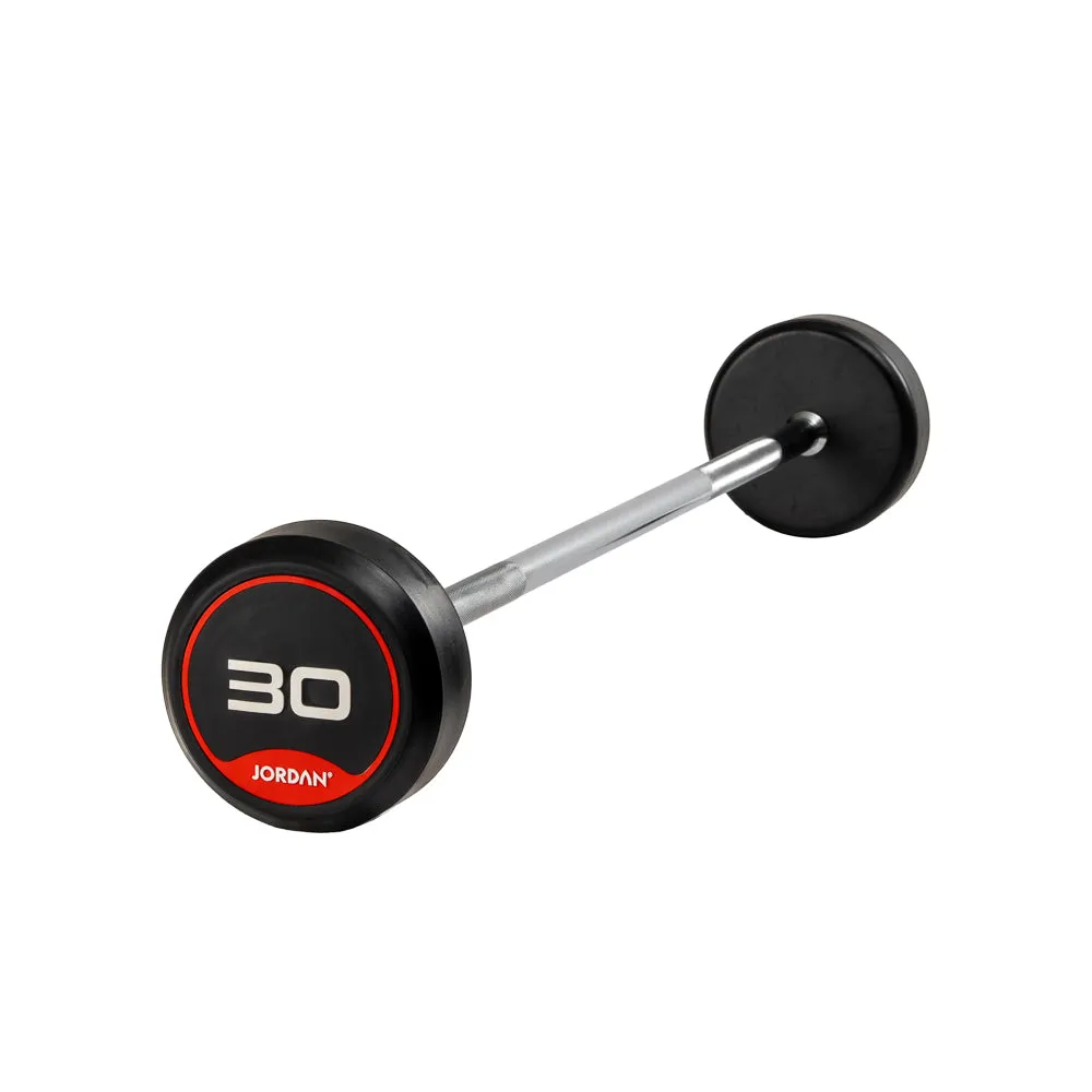 Jordan Fitness Fixed barre fixe droite caoutchouc 20 kg